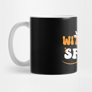 Not Nice Without the Spice -  Halloween Saying Quote For Mom Mug